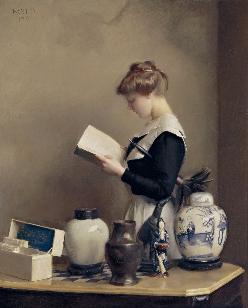 Husjungfrun, 1910 av William McGregor Paxton