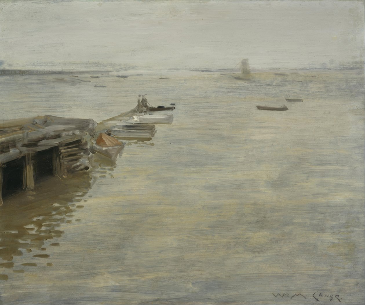 En grå dag av William Merritt Chase