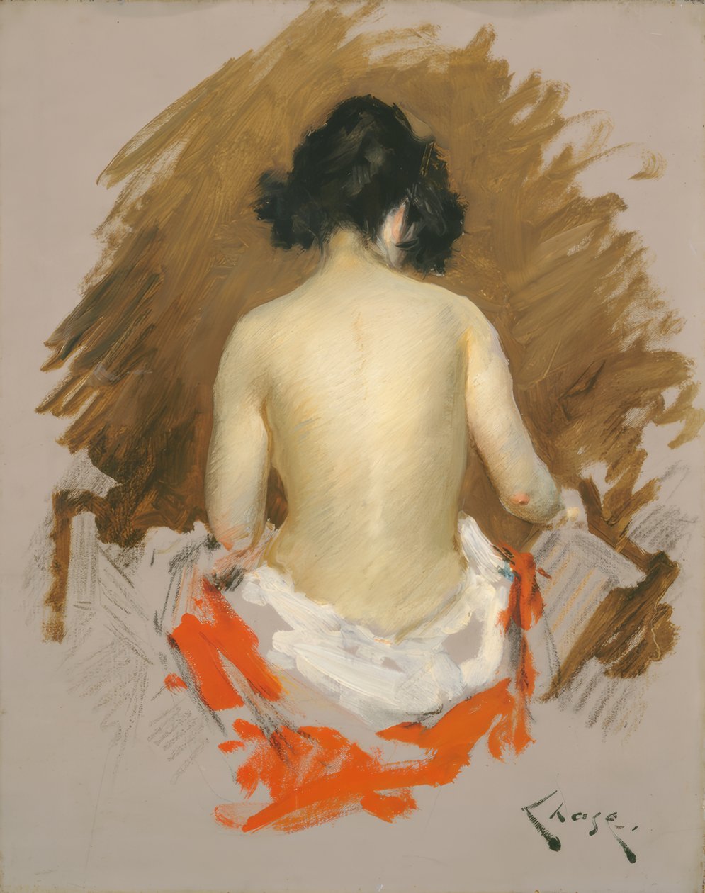 Akt av William Merritt Chase