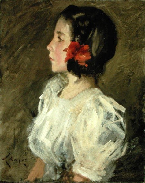 Dorothy (olja på duk) av William Merritt Chase
