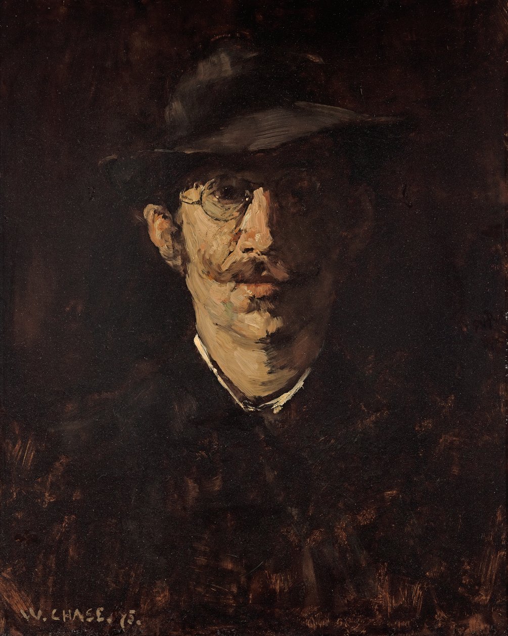 Tyska: Porträtt Hugo von Habermann av William Merritt Chase