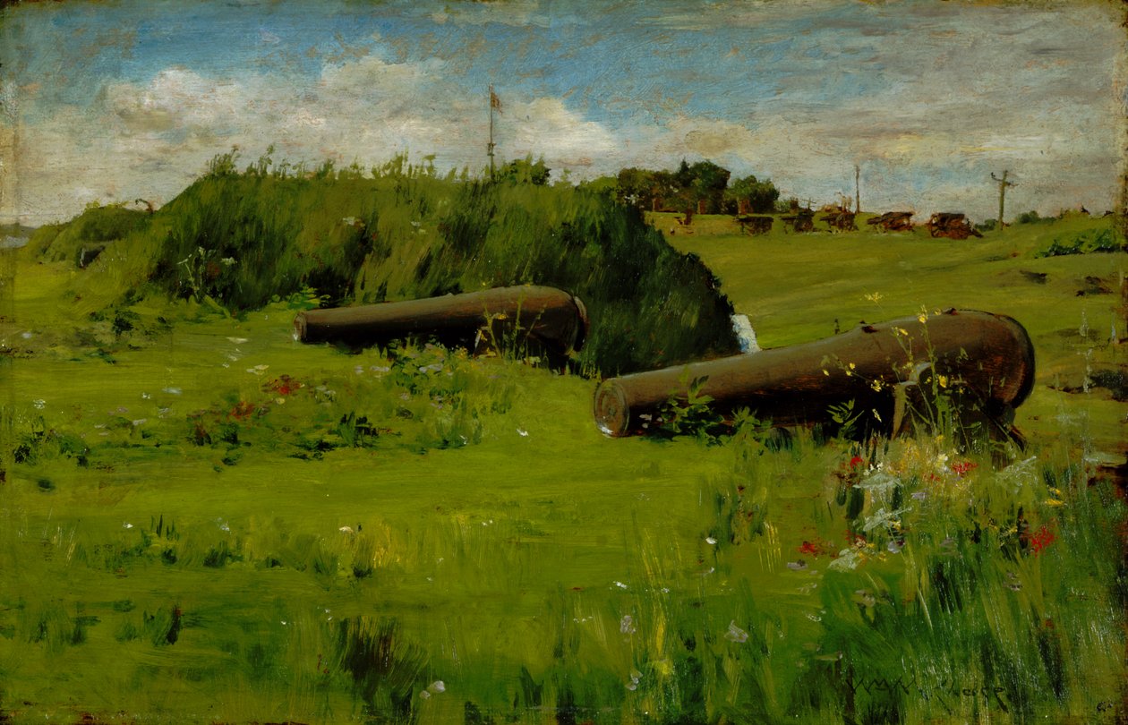 Fred, Fort Hamilton av William Merritt Chase