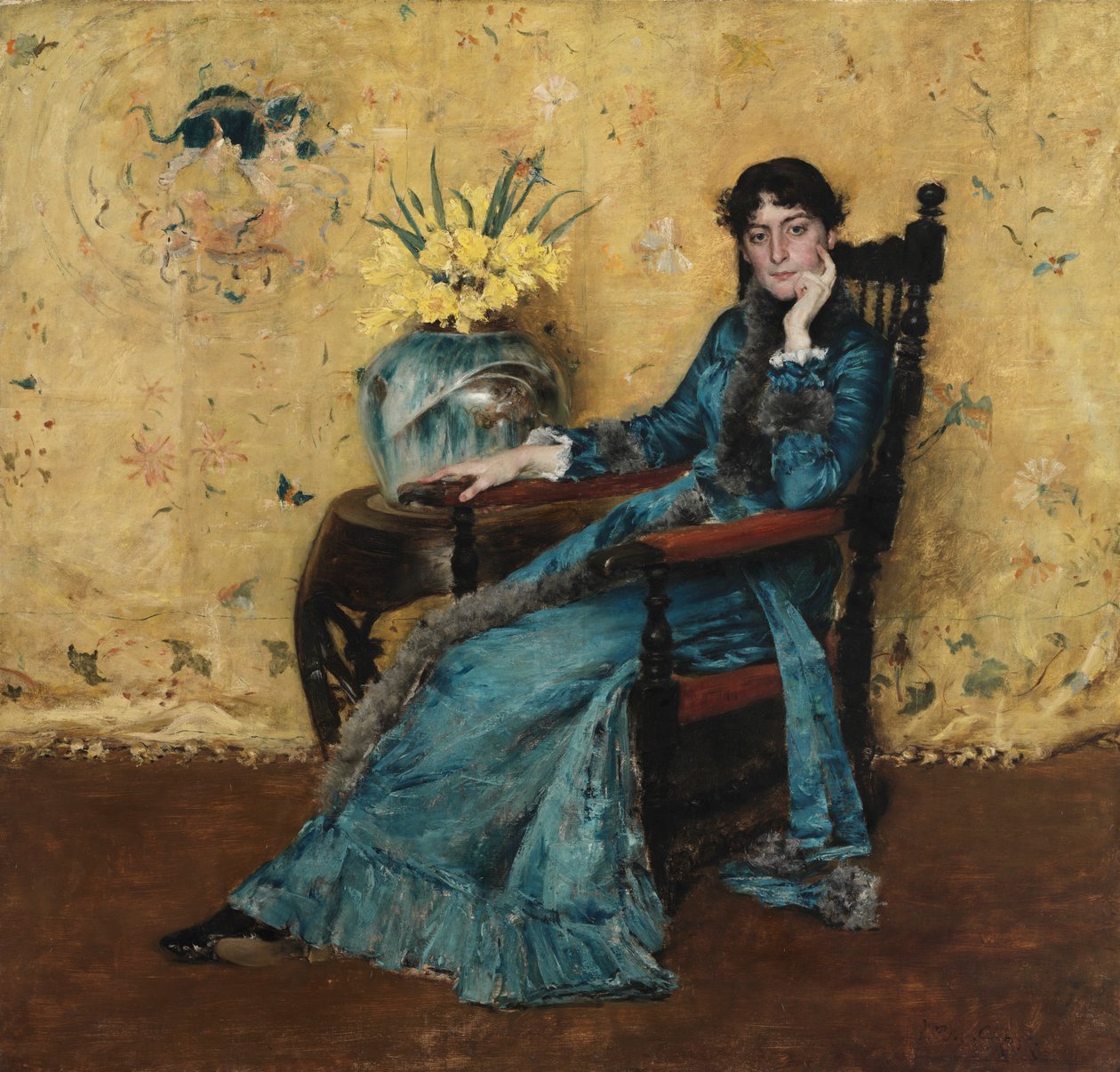 Porträtt av Dora Wheeler av William Merritt Chase