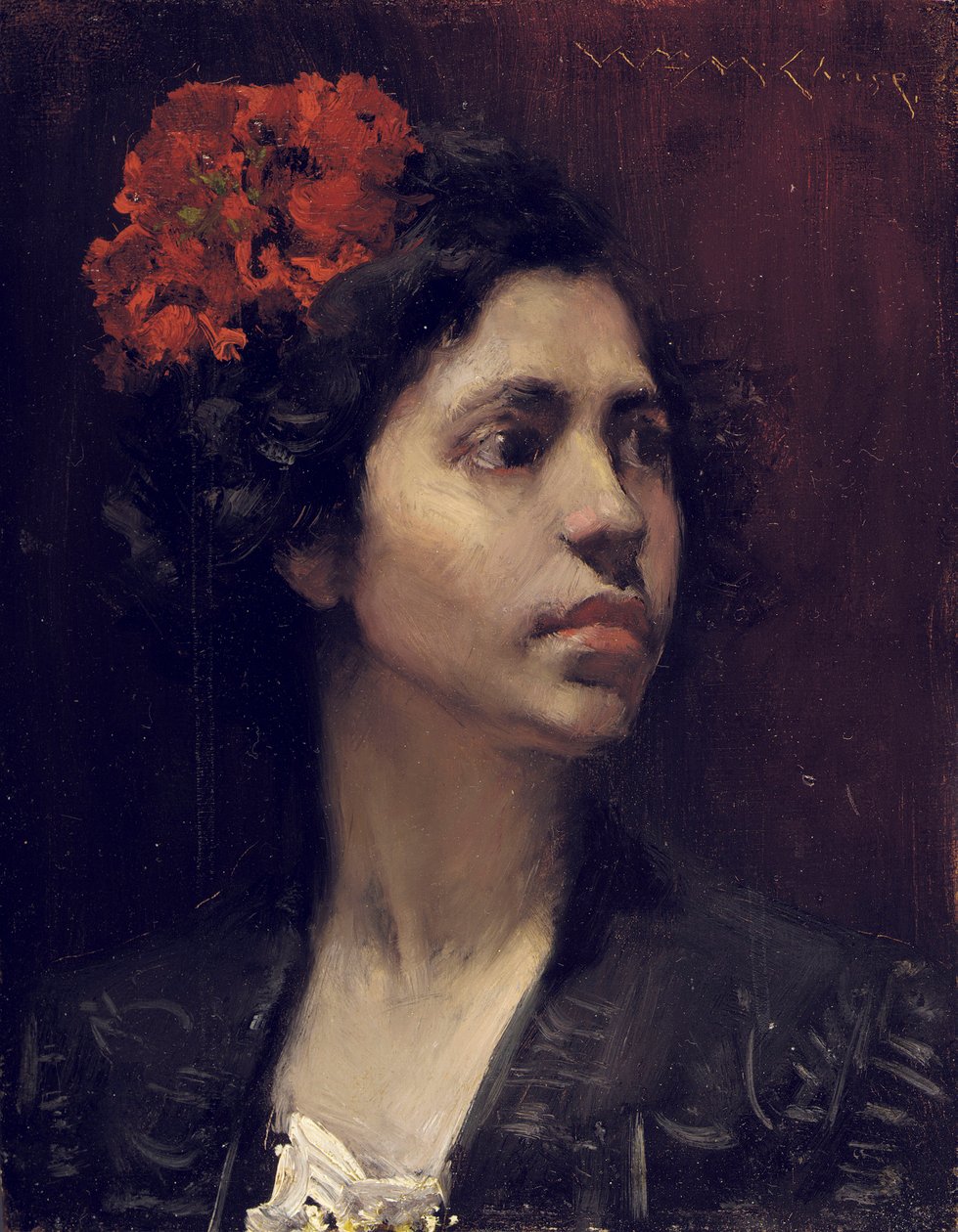 Spansk tjej av William Merritt Chase