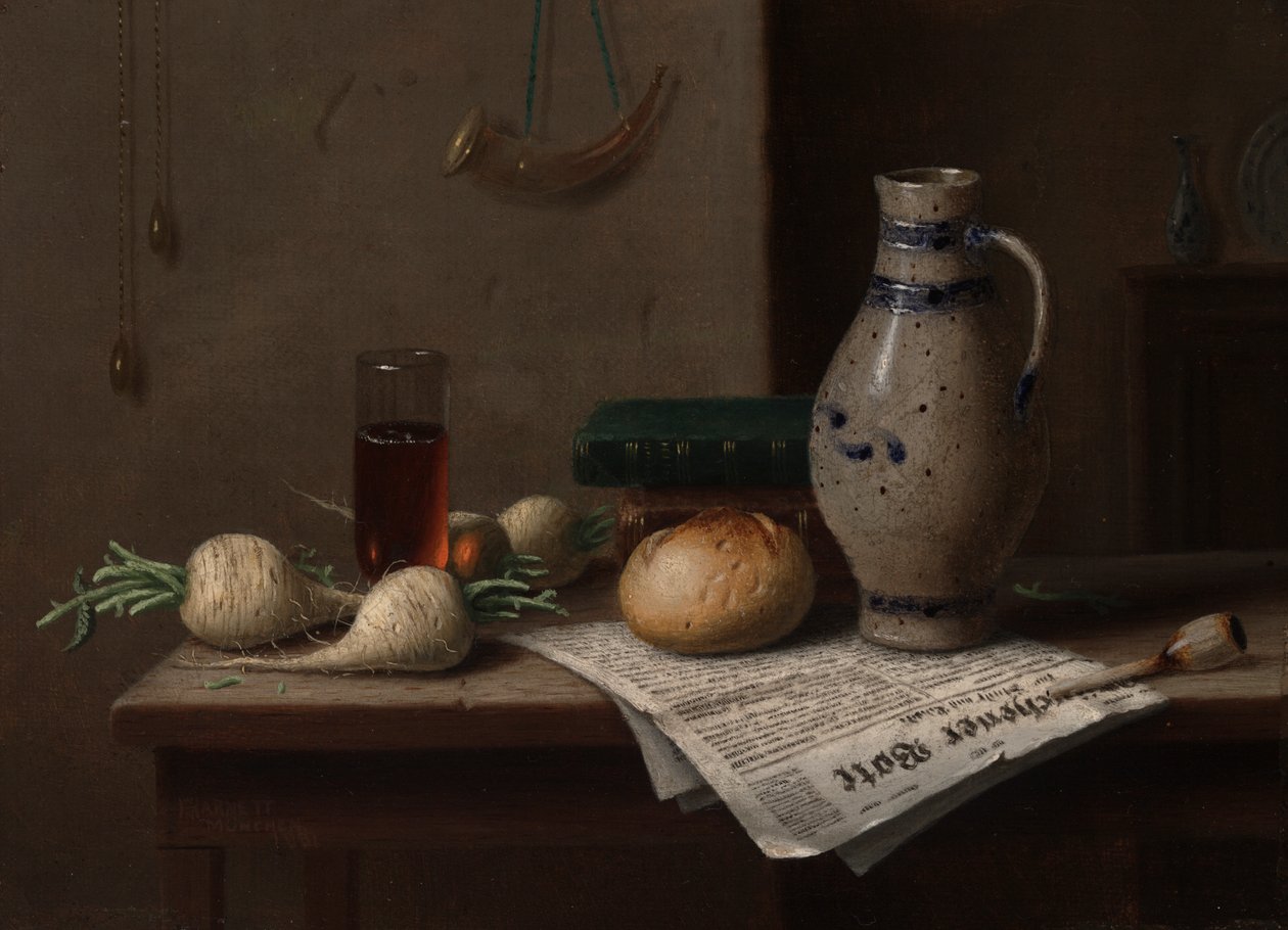 Munchener Bote av William Michael Harnett