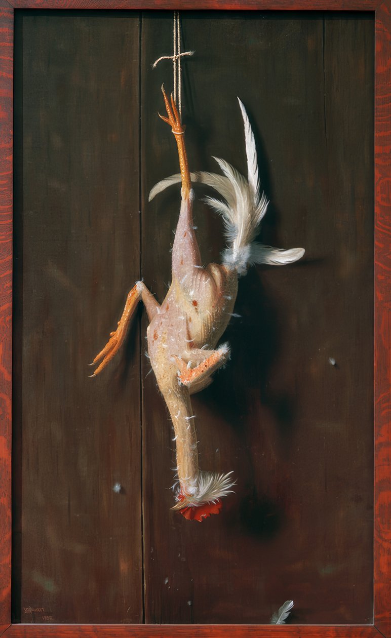 Plockade rent av William Michael Harnett