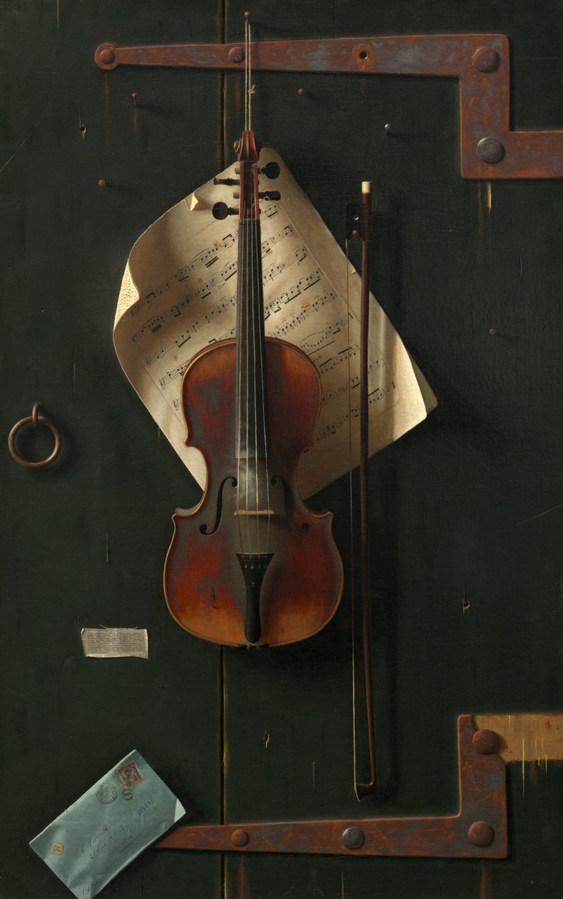 Den gamla fiolen, 1886. av William Michael Harnett