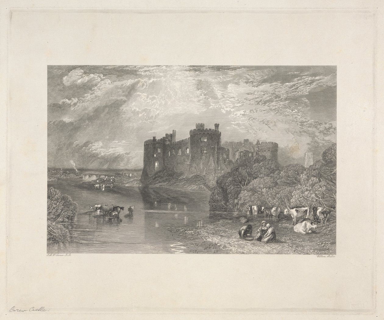 Carew Castle, Pembroke av William Miller