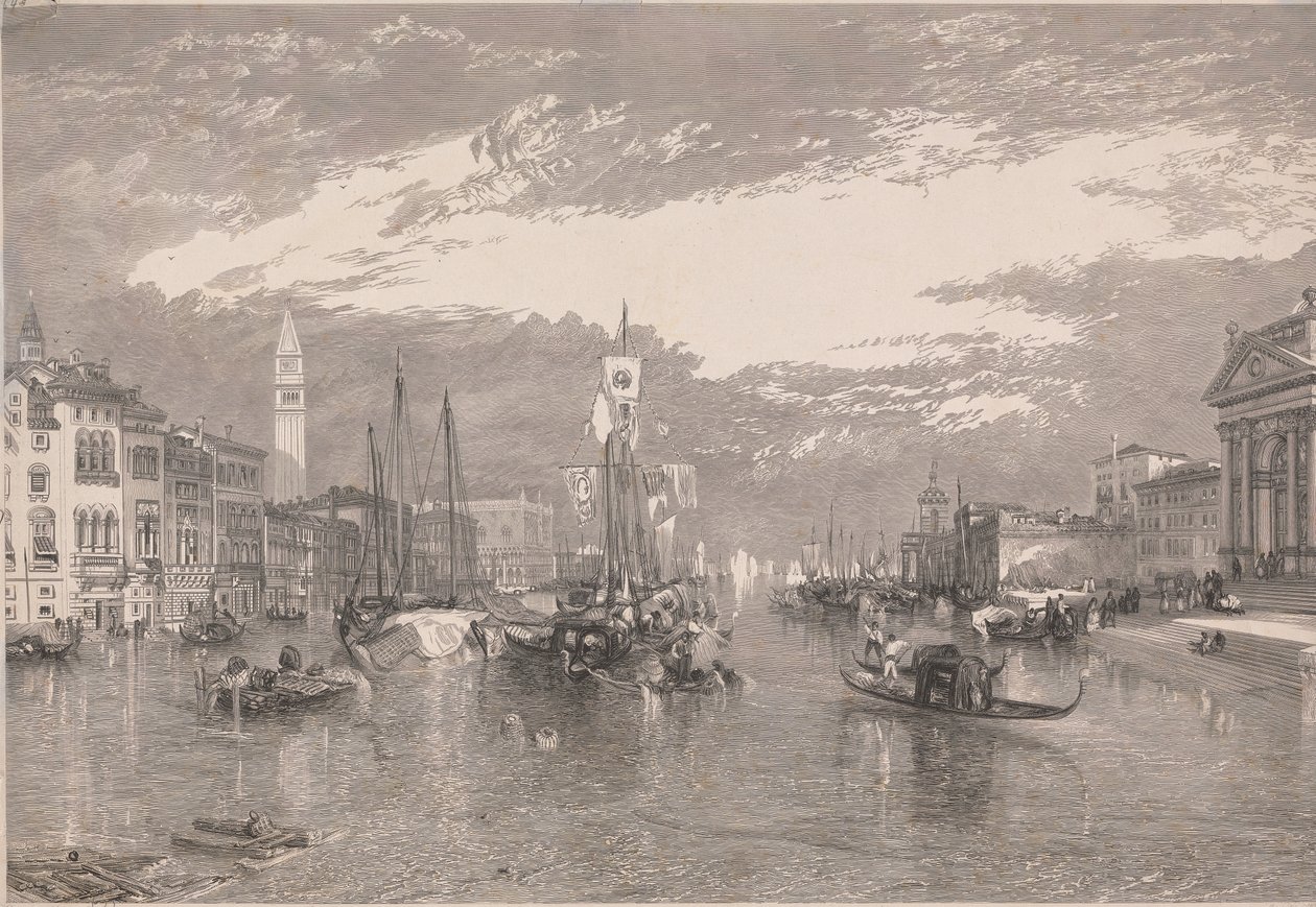Canal Grande, Venedig av William Miller