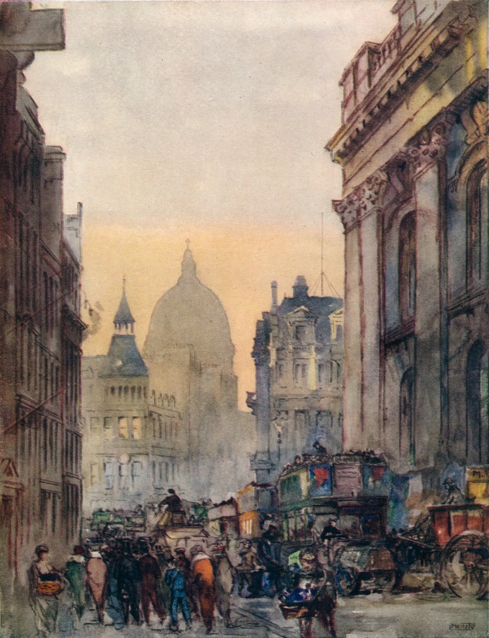 Från Cornhill, c1906 av William Monk