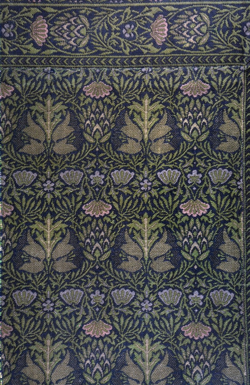 Kronärtskocka. Matta, c. 1880. av William Morris