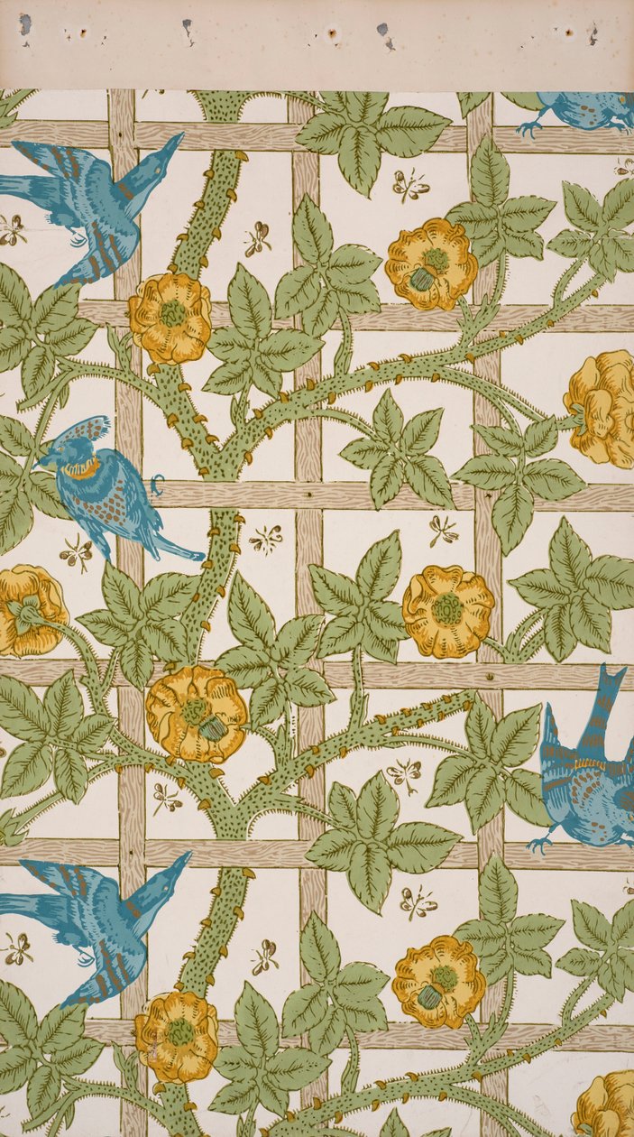 Spalje. Tapeter, 1862. av William Morris