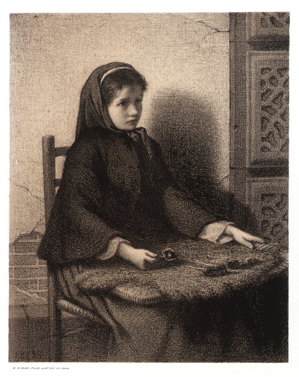 Violet Girl av William Morris Hunt
