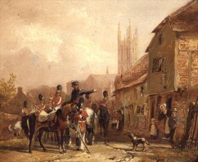 Billeterande trupper av William Mulready