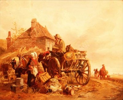 Iväg till marknaden av William Mulready