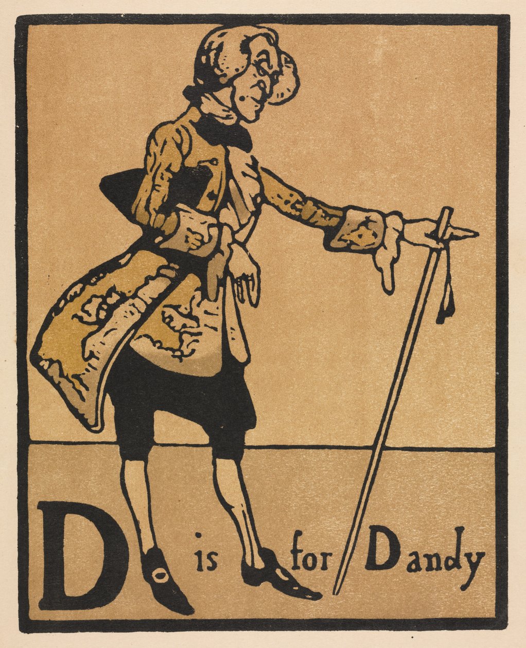 An Alphabet:D är för Dandy av William Nicholson