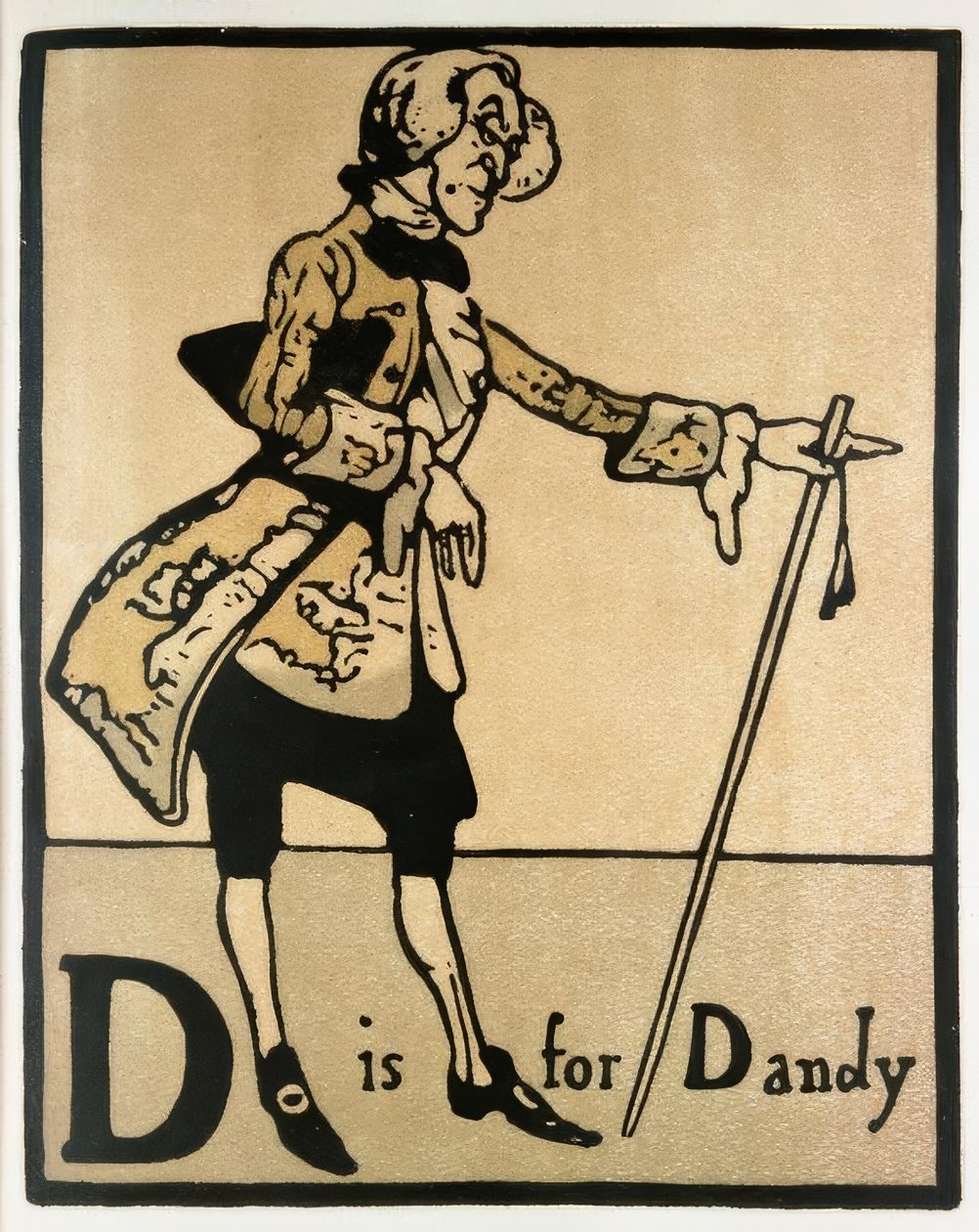 D står för Dandy av William Nicholson