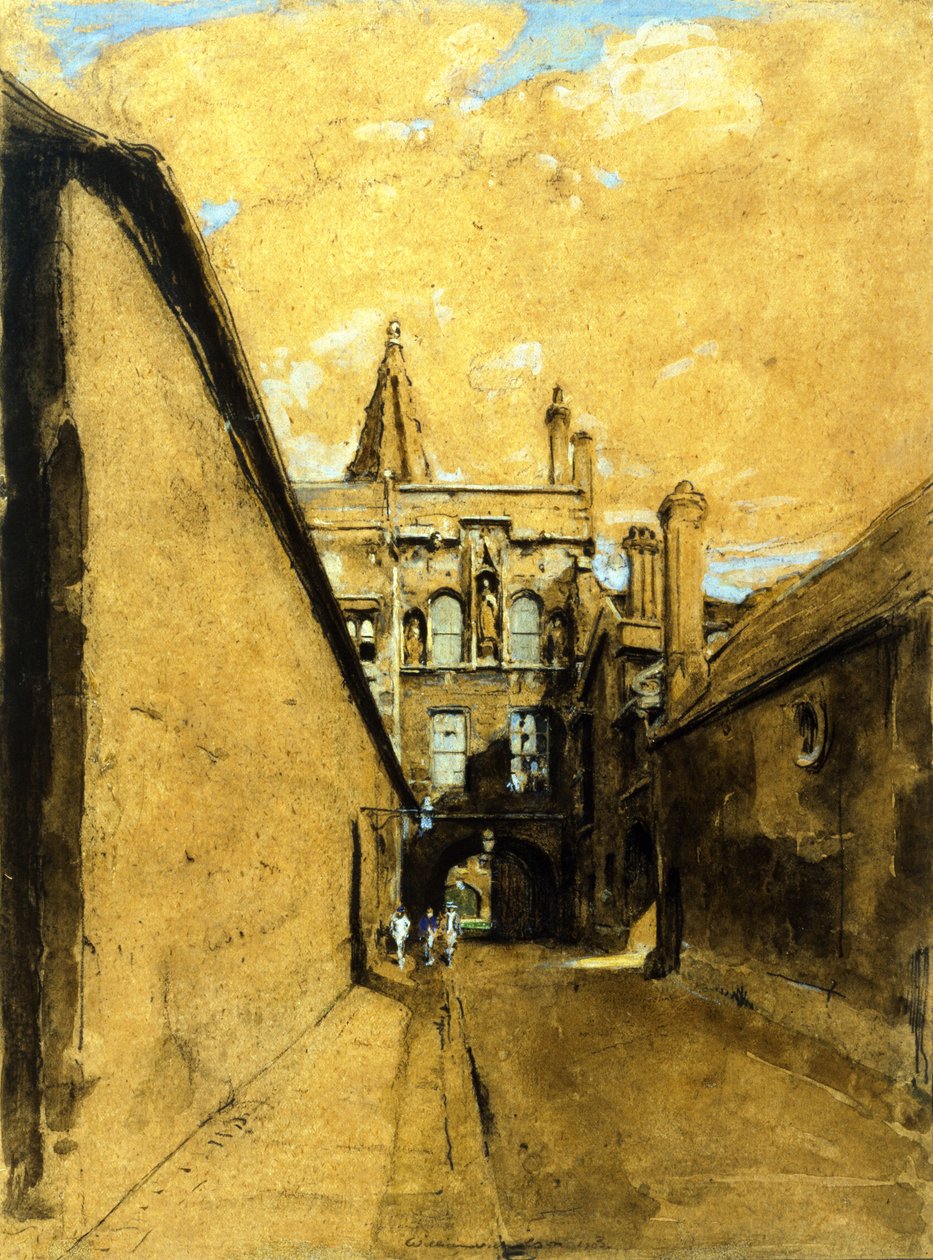 New College Lane Gate av William Nicholson
