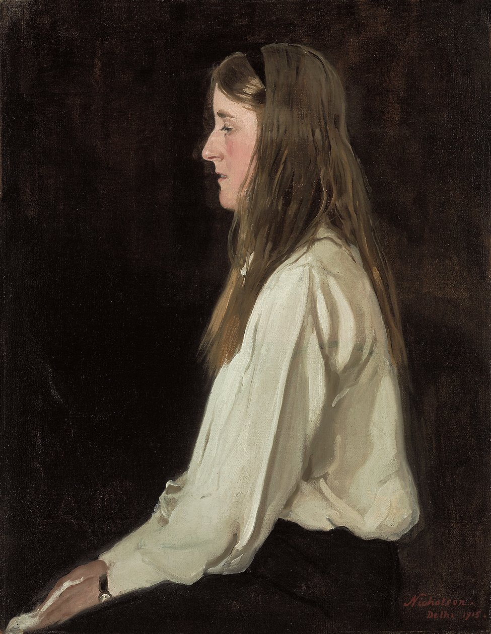 Porträtt av Diamond Hardinge (1900-1927) av William Nicholson