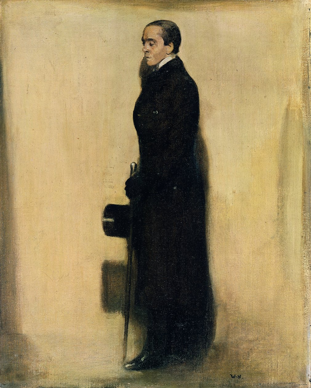 Porträtt av Henry Maximilian Beerbohm av William Nicholson