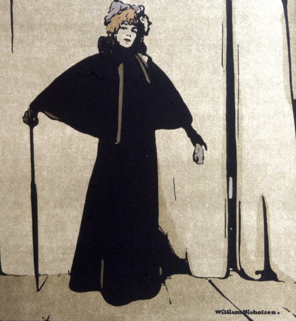 Sarah Bernhardt (1844-1923) av William Nicholson
