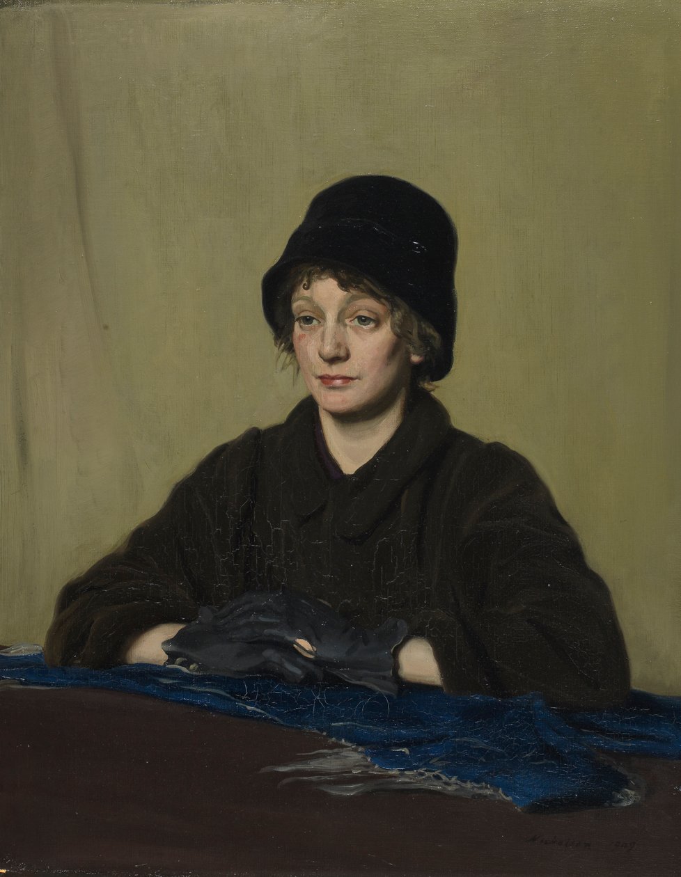 Flickan med en trasig handske av William Nicholson