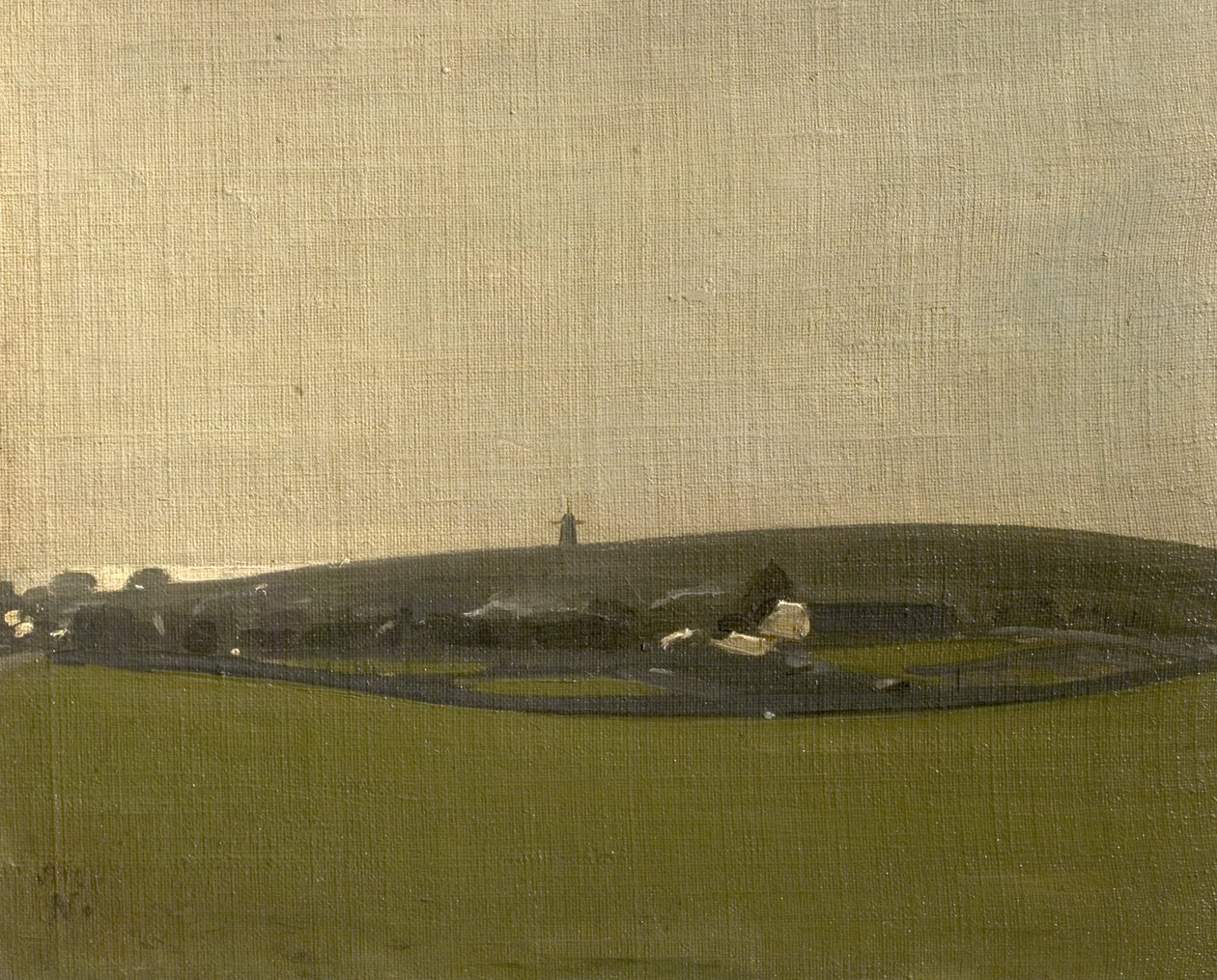 The Windmill, Brighton Downs, Rottingdean av William Nicholson