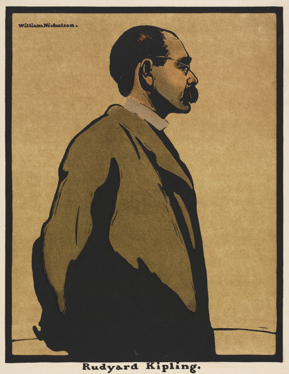Tolv porträtt: Rudyard Kipling av William Nicholson