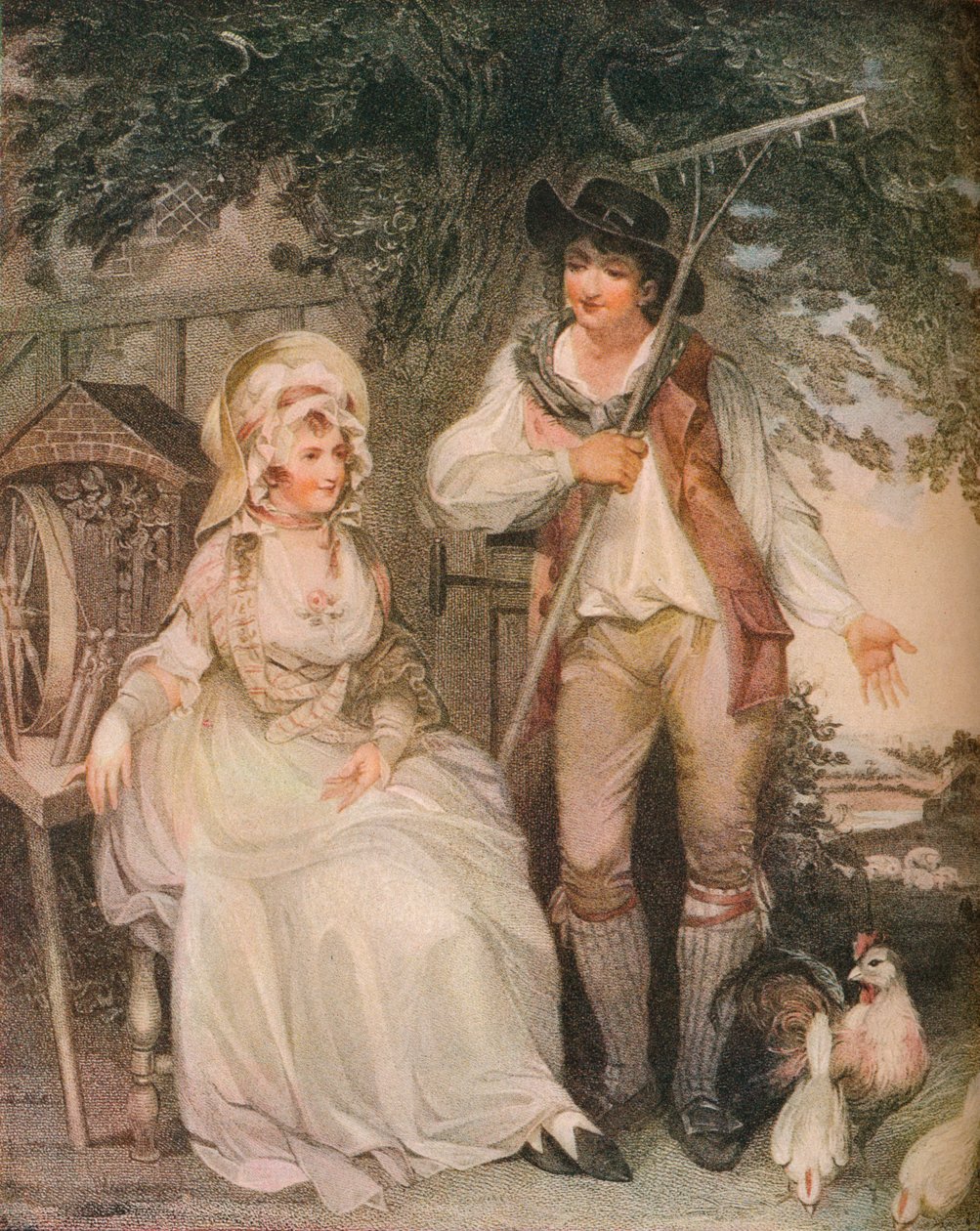 Gårdsgården, c1797 av William Nutter