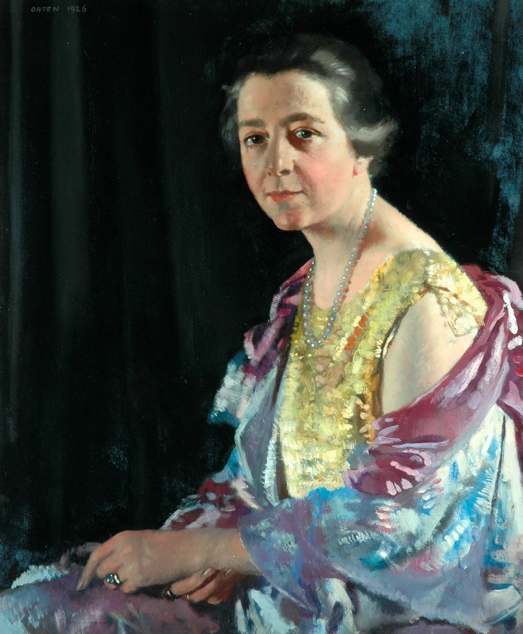 Mrs Thomas Howarth, 1926 av William Orpen