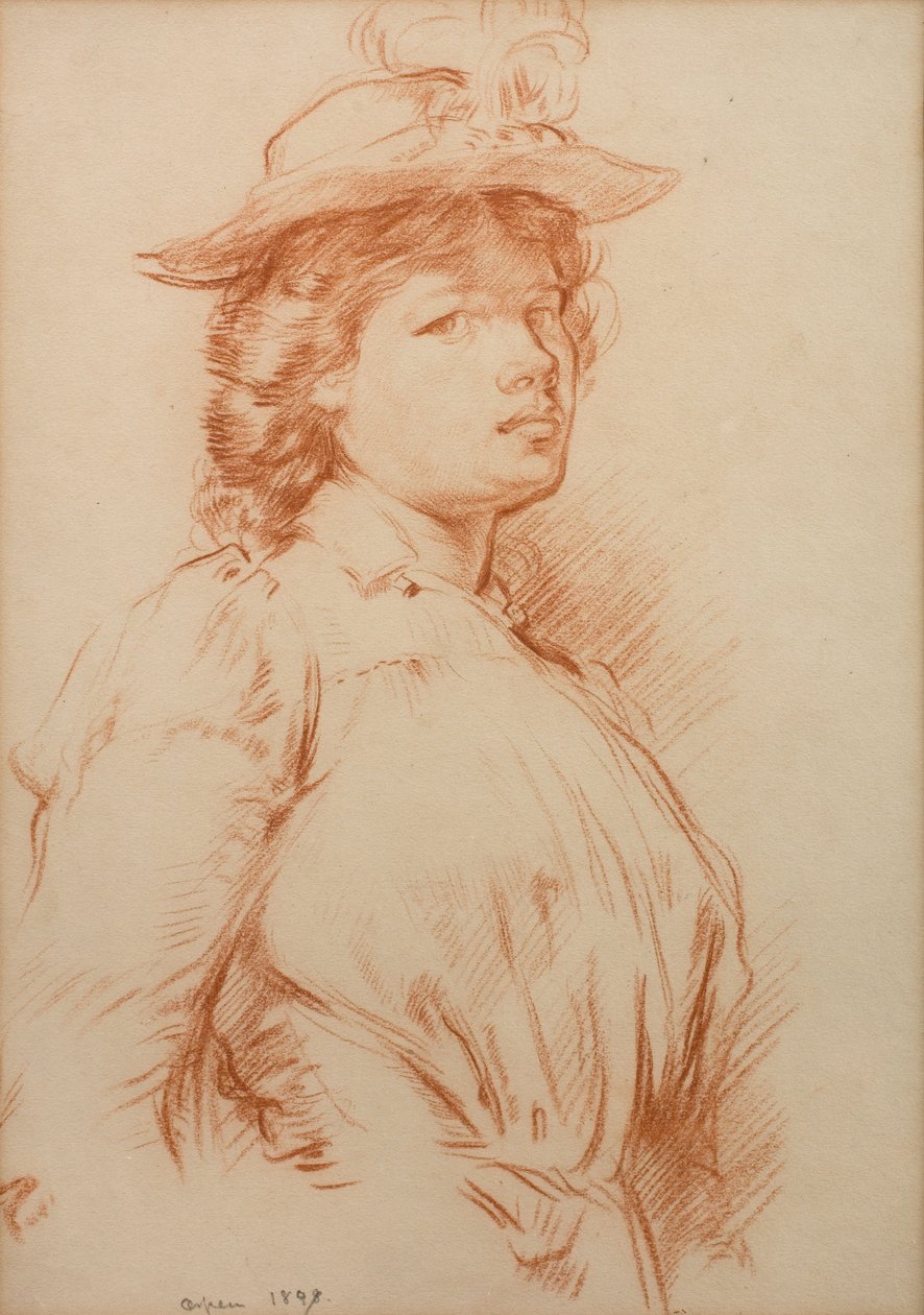 Porträtt av Ida Nettleship av William Orpen
