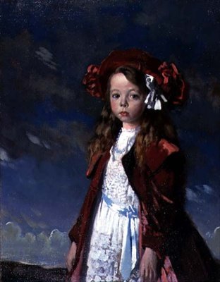 Porträtt av Miss Harmsworth, exh.1933 av William Orpen