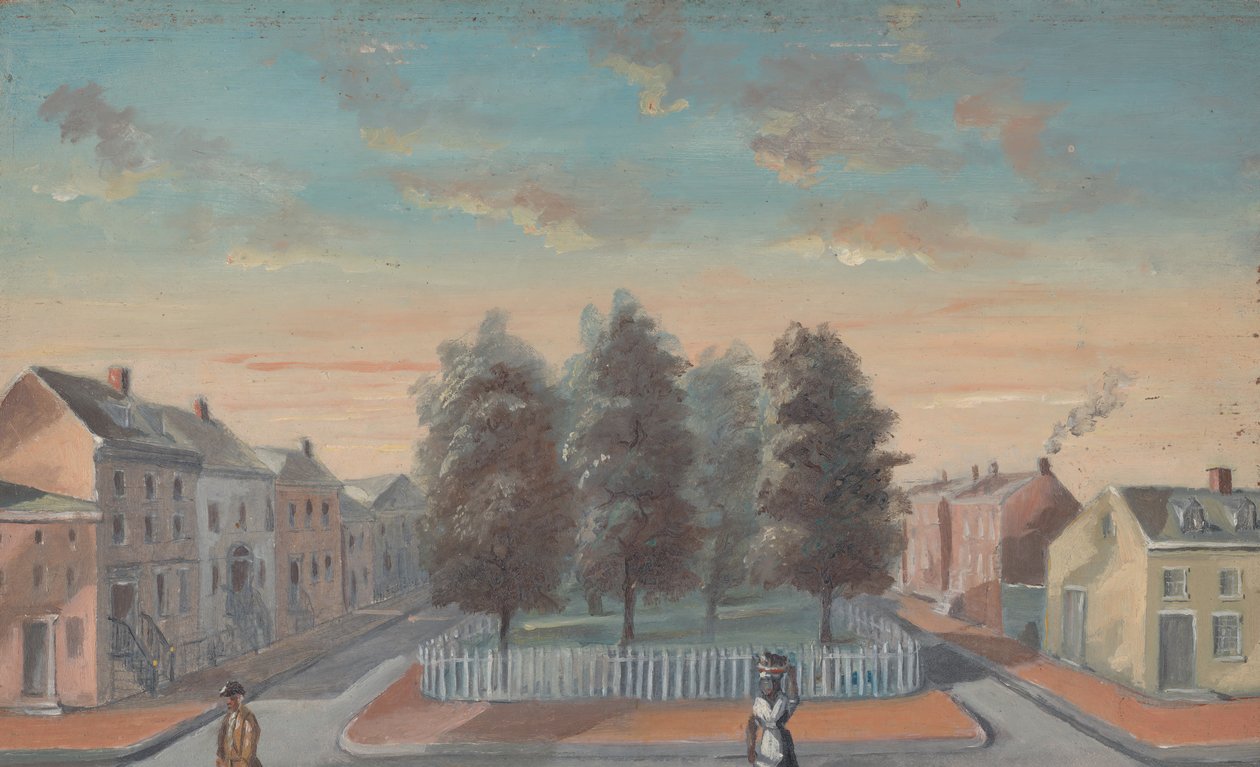 Bakade päron i Duane Park, 1870-talet. av William P. Chappel