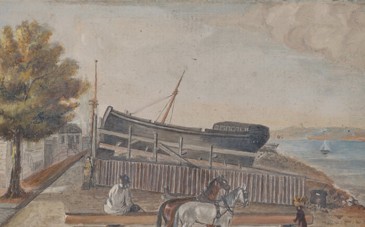 Bergs skeppsvarv, 1870-talet. av William P. Chappel