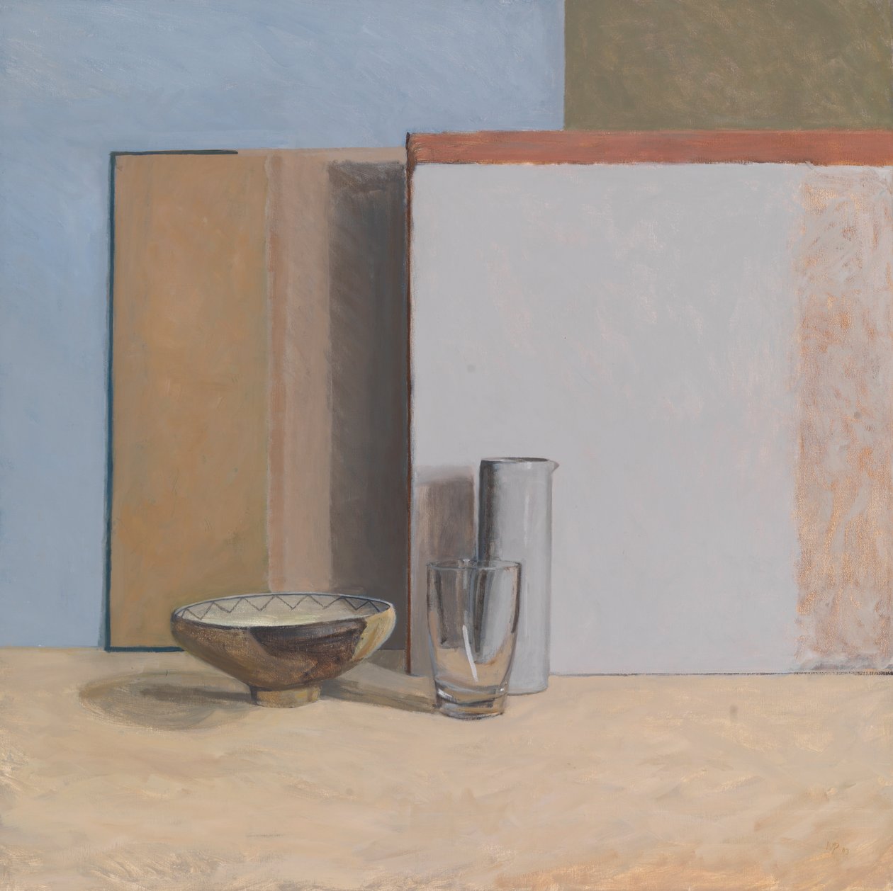 Peruansk skål 03 (olja på panel) av William Packer