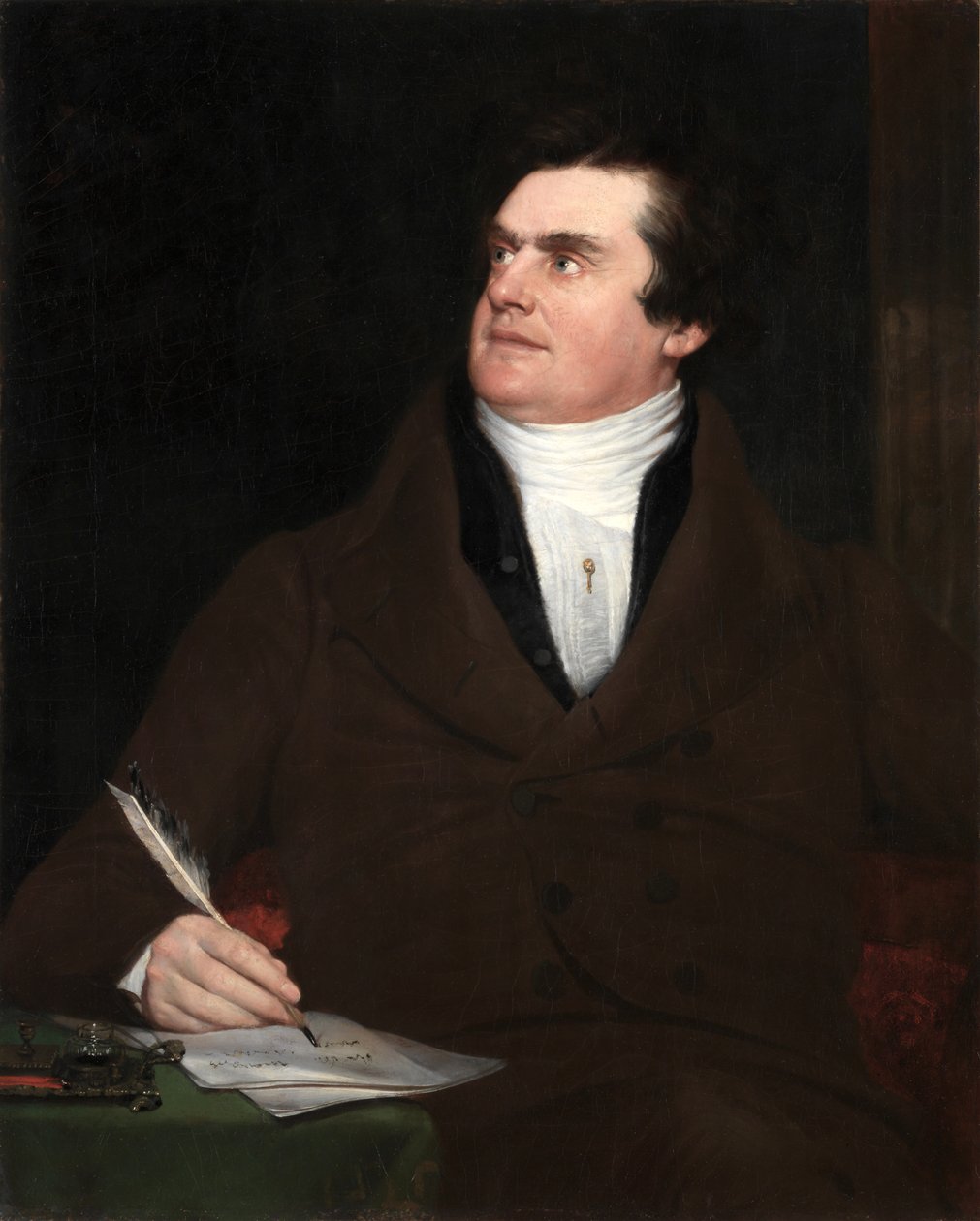 Överste William Leete Stone, 1839. av William Page