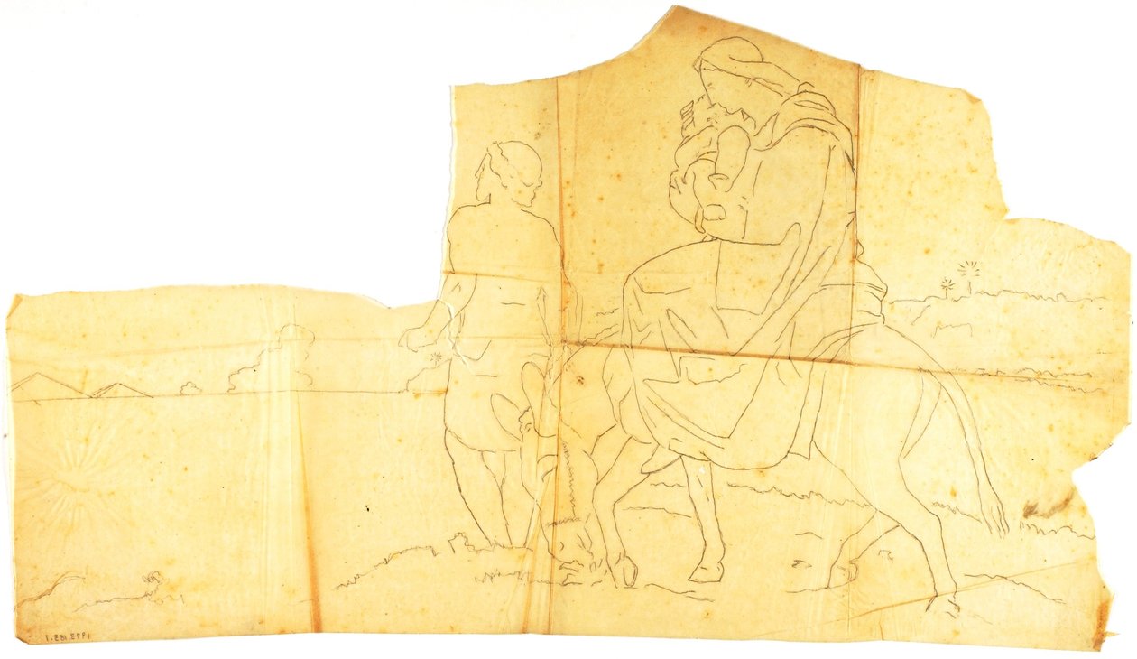 Flyg till Egypten (figurstudie) av William Page