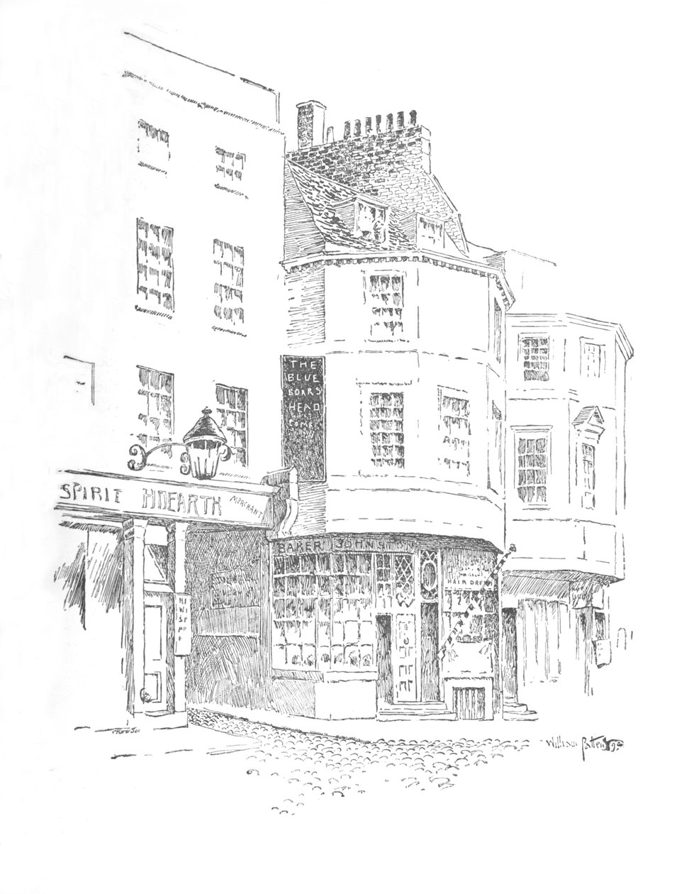 The Boars Head Inn, King Street, c1897 av William Patten