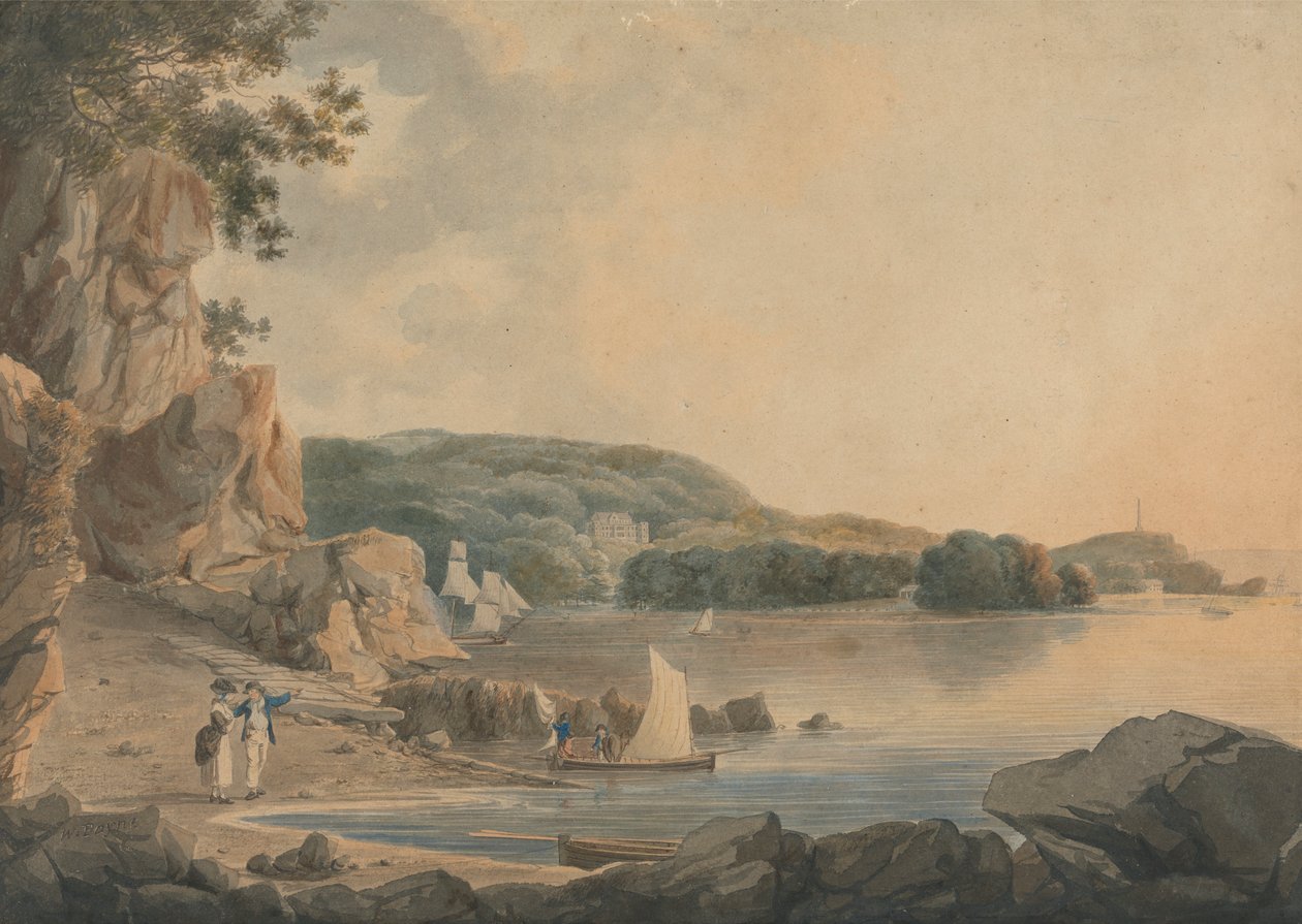 Britten Ferry, Mount Edgecombe av William Payne