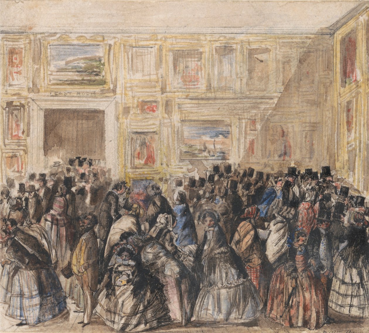 Privat utsikt över Royal Academy av William Payne