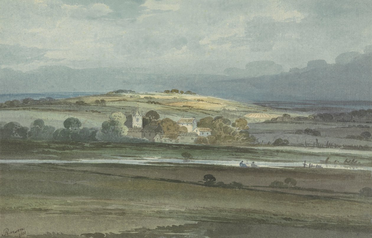 Från Boxley Hill nära Maidstone av William Pearson