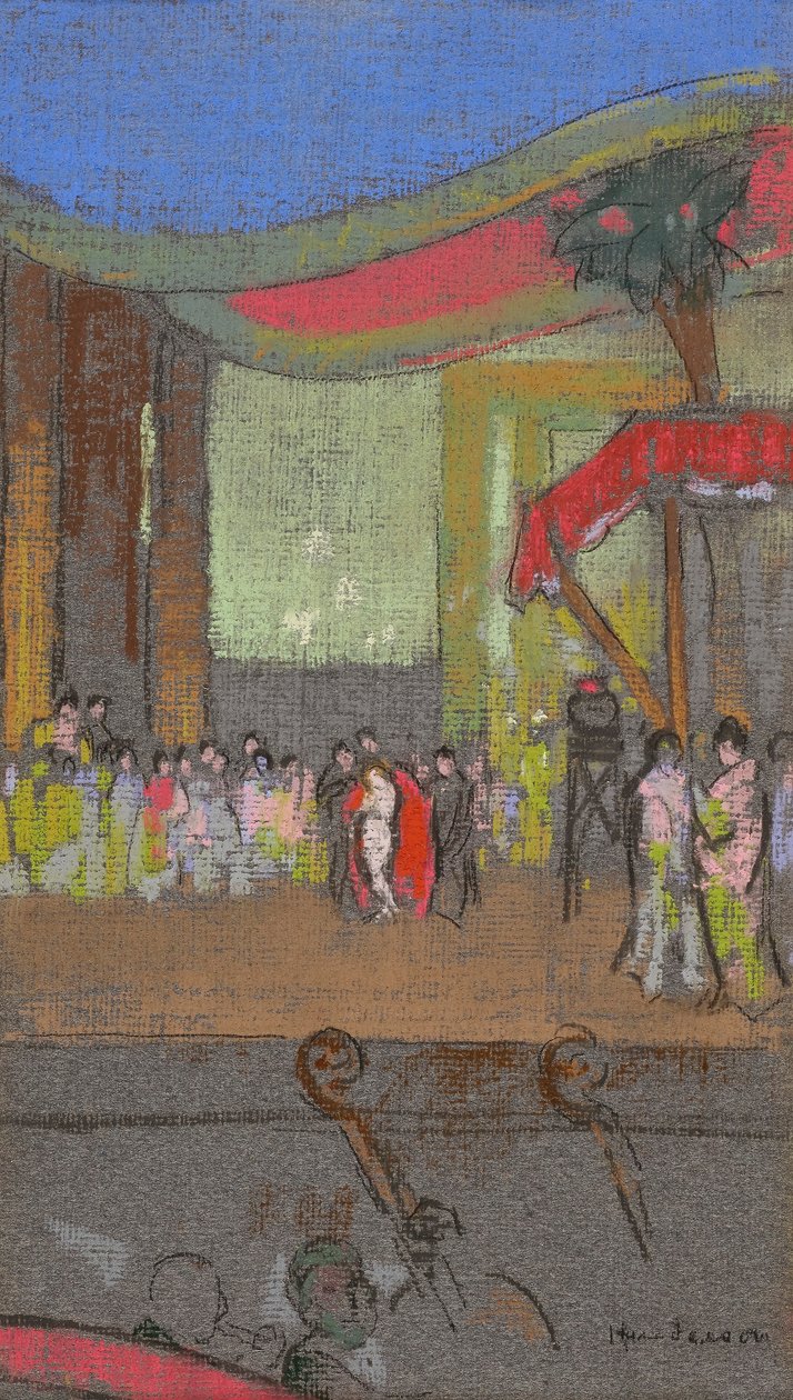 Scenografi för opera av William Penhallow Henderson