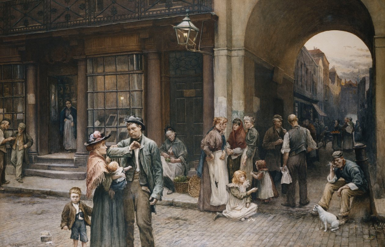 Lördag natt 1898 av William Permeanus Cornish