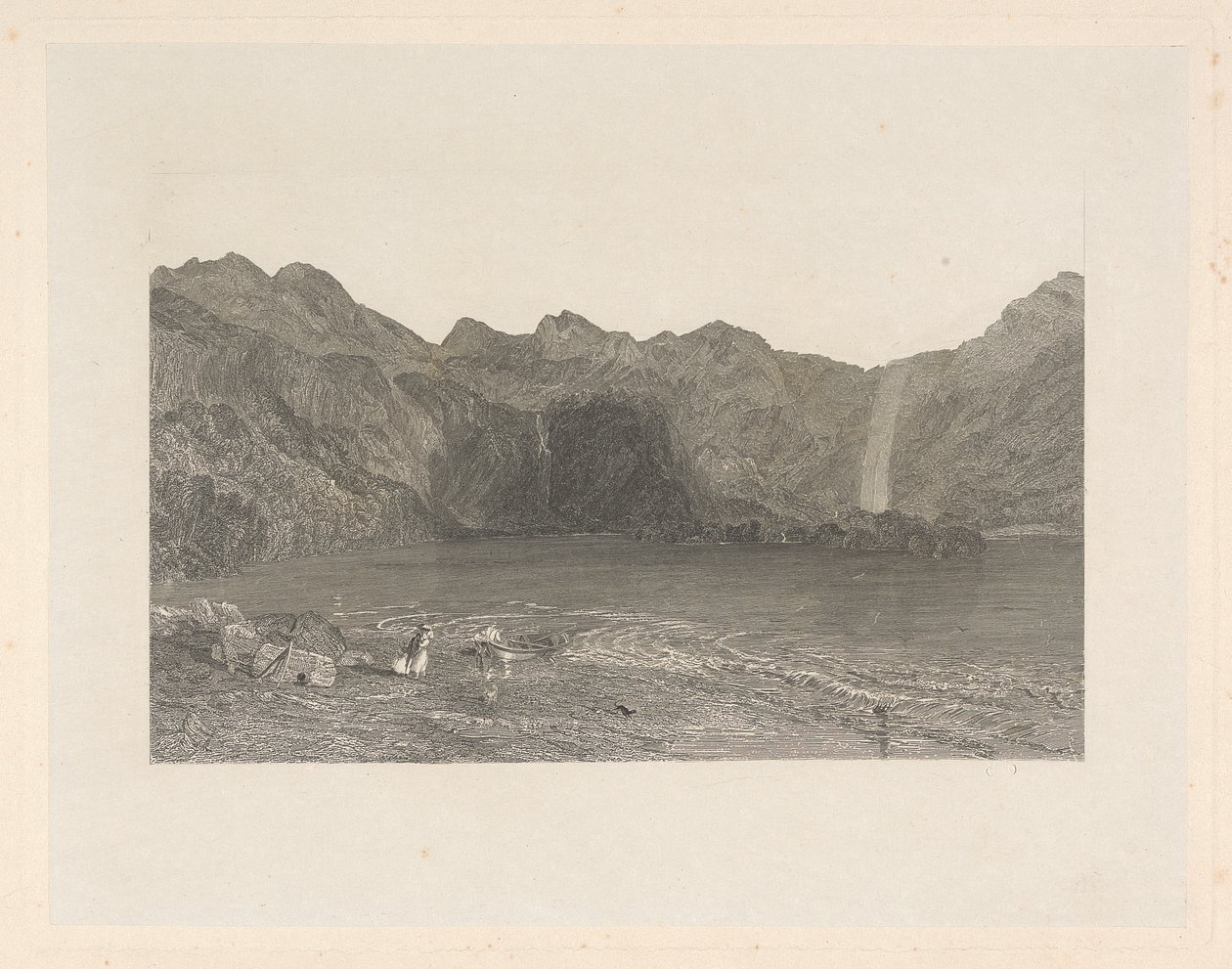 Keswick Lake, Cumberland av William Radclyffe