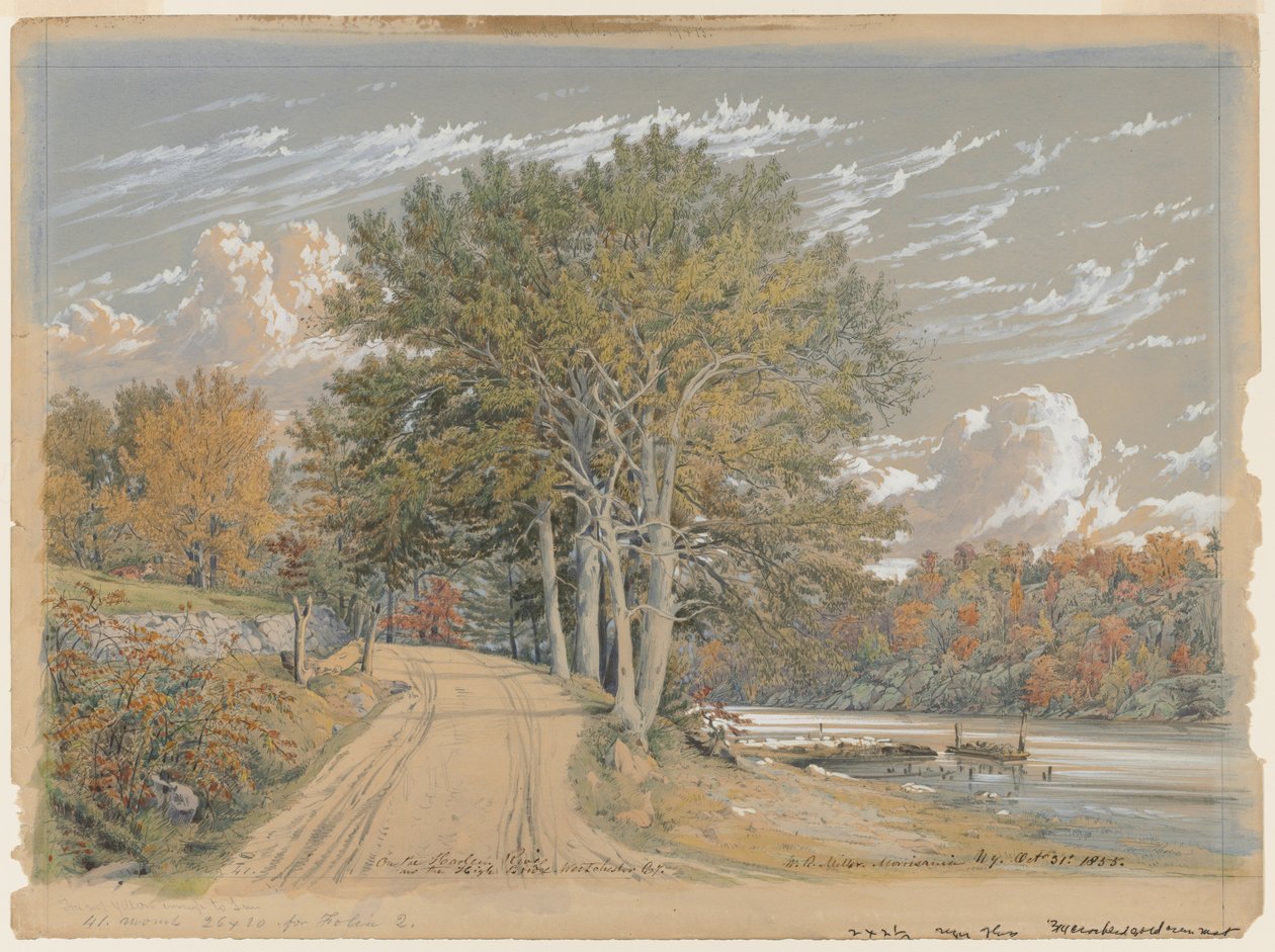 På Harlem River av William Rickarby Miller
