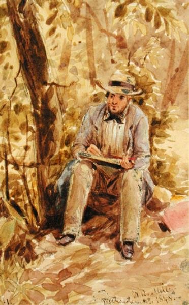 Självporträtt av William Rickarby Miller