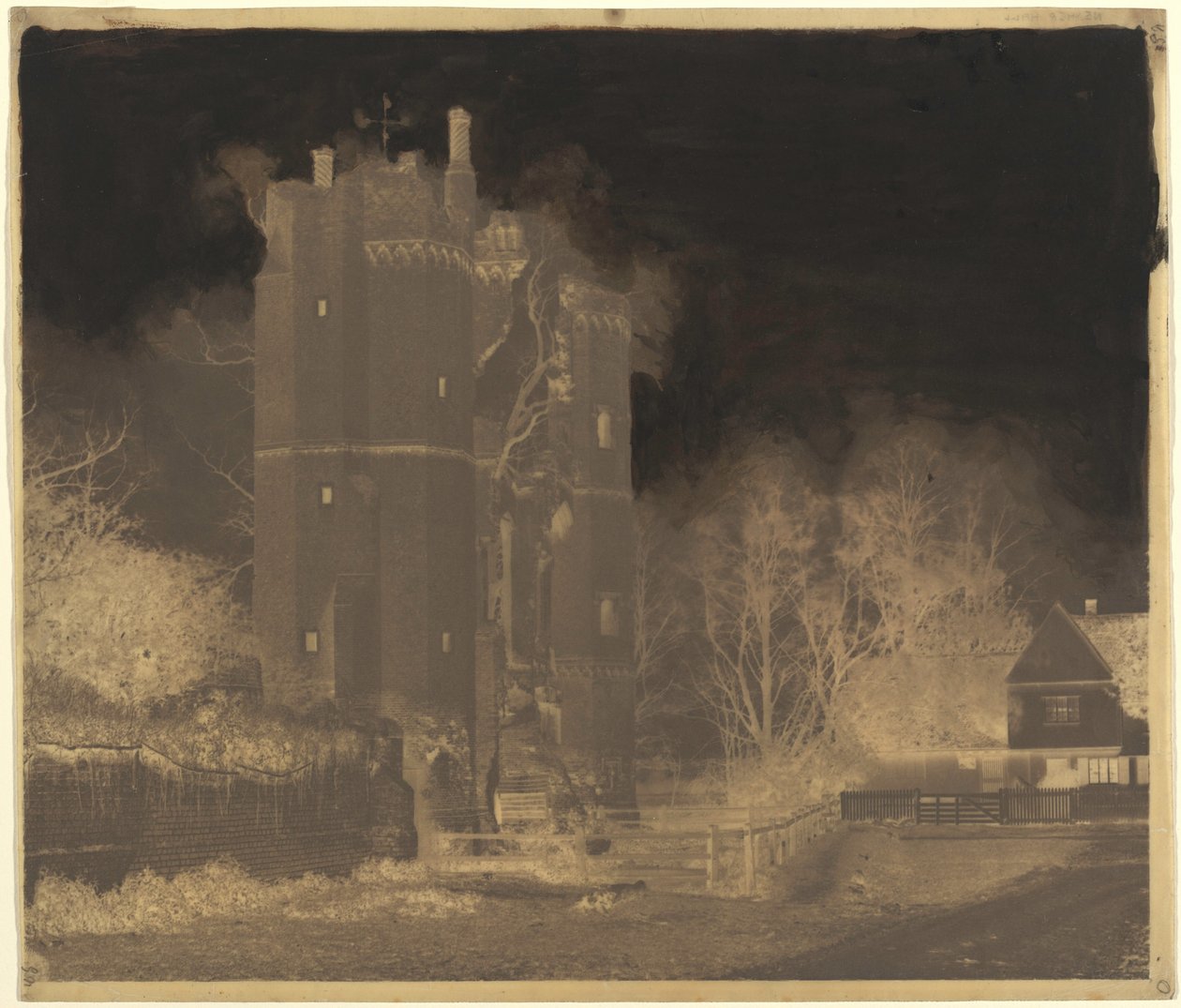 Nether Hall,1850 (foto) av William Robert Baker