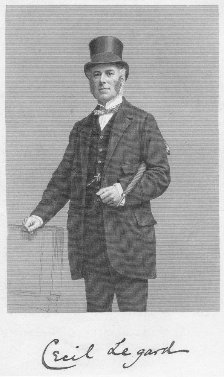 Cecil Legard, 1893. av William Roffe
