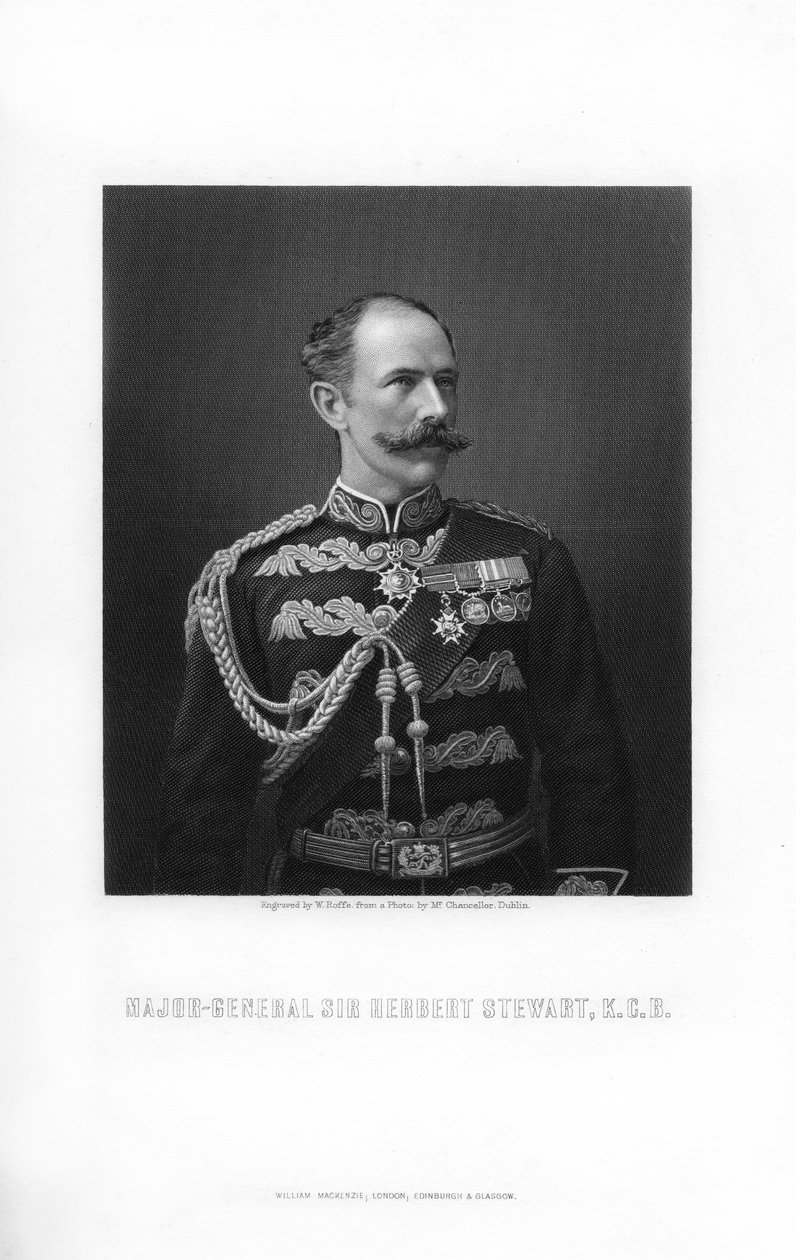 Sir Herbert Stewart, brittisk soldat, 1893. av William Roffe