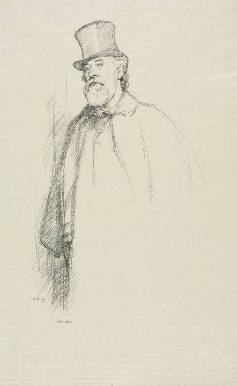 Alphonse Legros av William Rothenstein